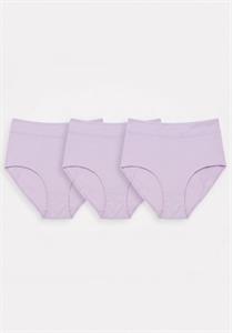 95% Cotton Full Brief Panty 3 Pack (Lilac)